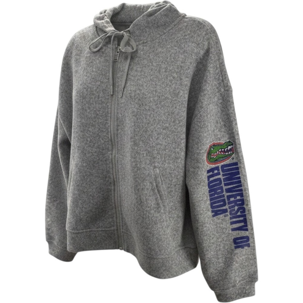 WEAR Erin Andrews Florida Gators Grey Full Zip Womens Hoodie Sweatshirt XXL NEW
